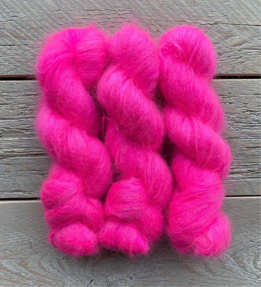 Scrunchie on Mohair-Silk Lace Weight