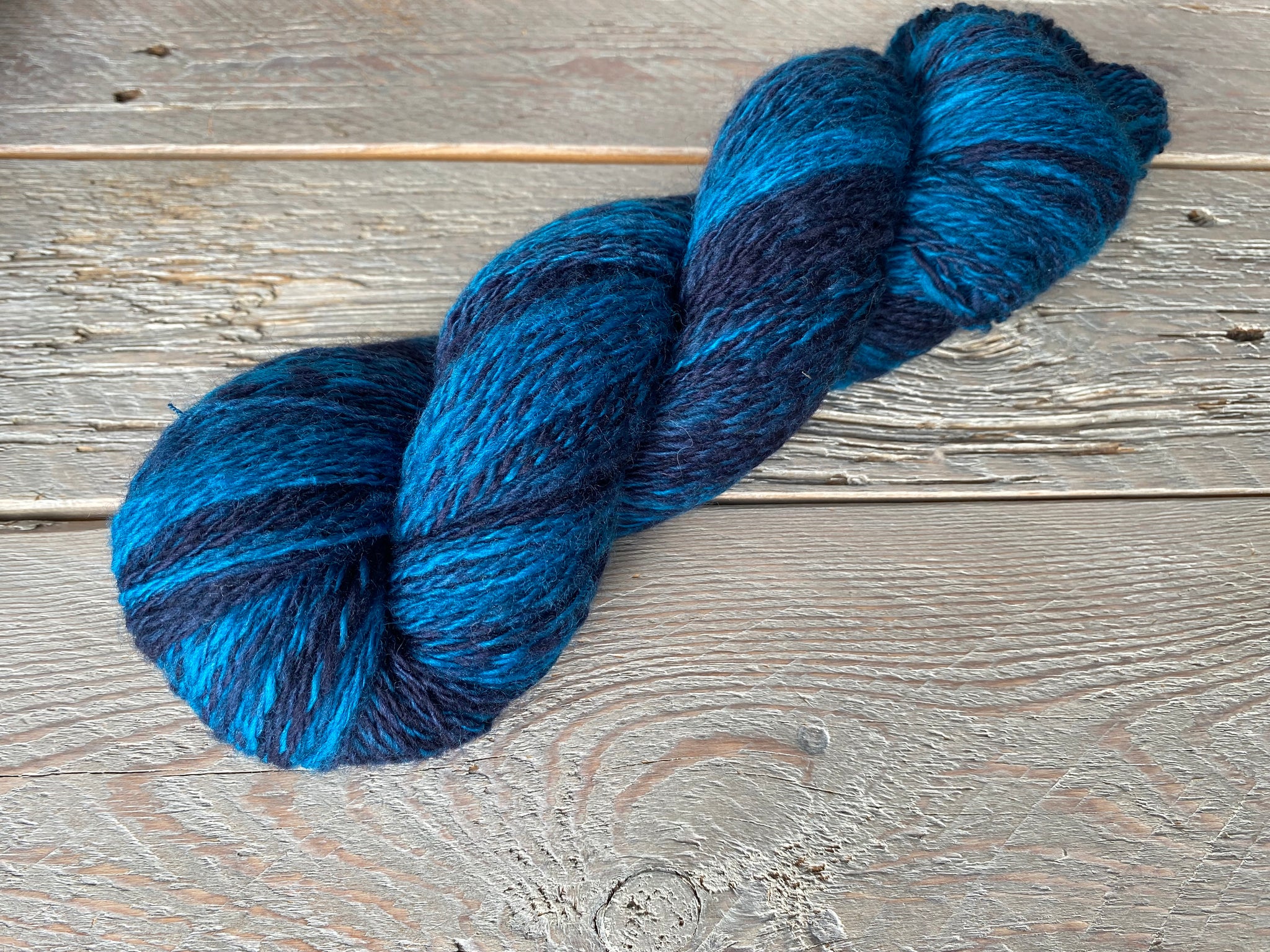 Handspun Teal Polwarth