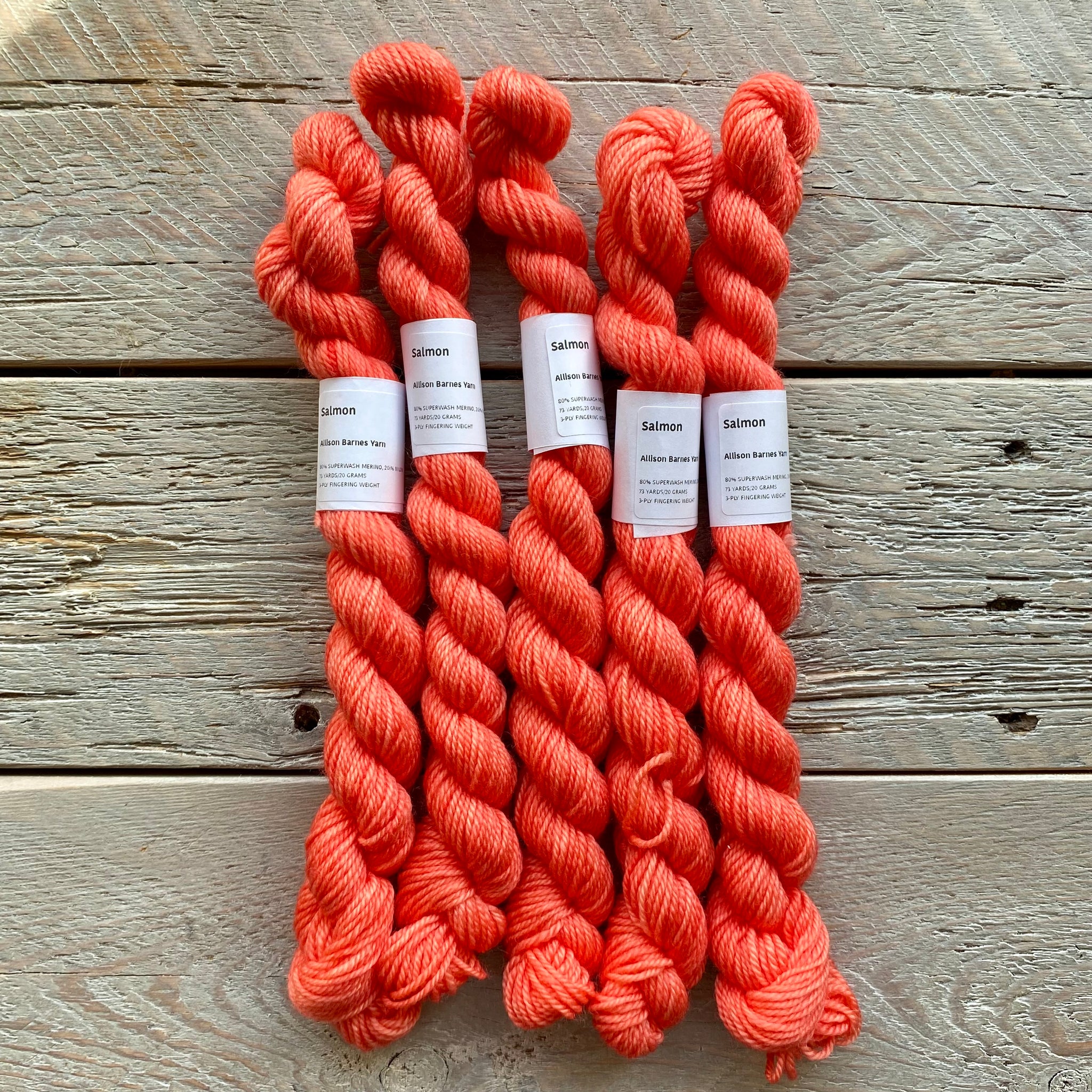 Salmon 20 gram mini skein