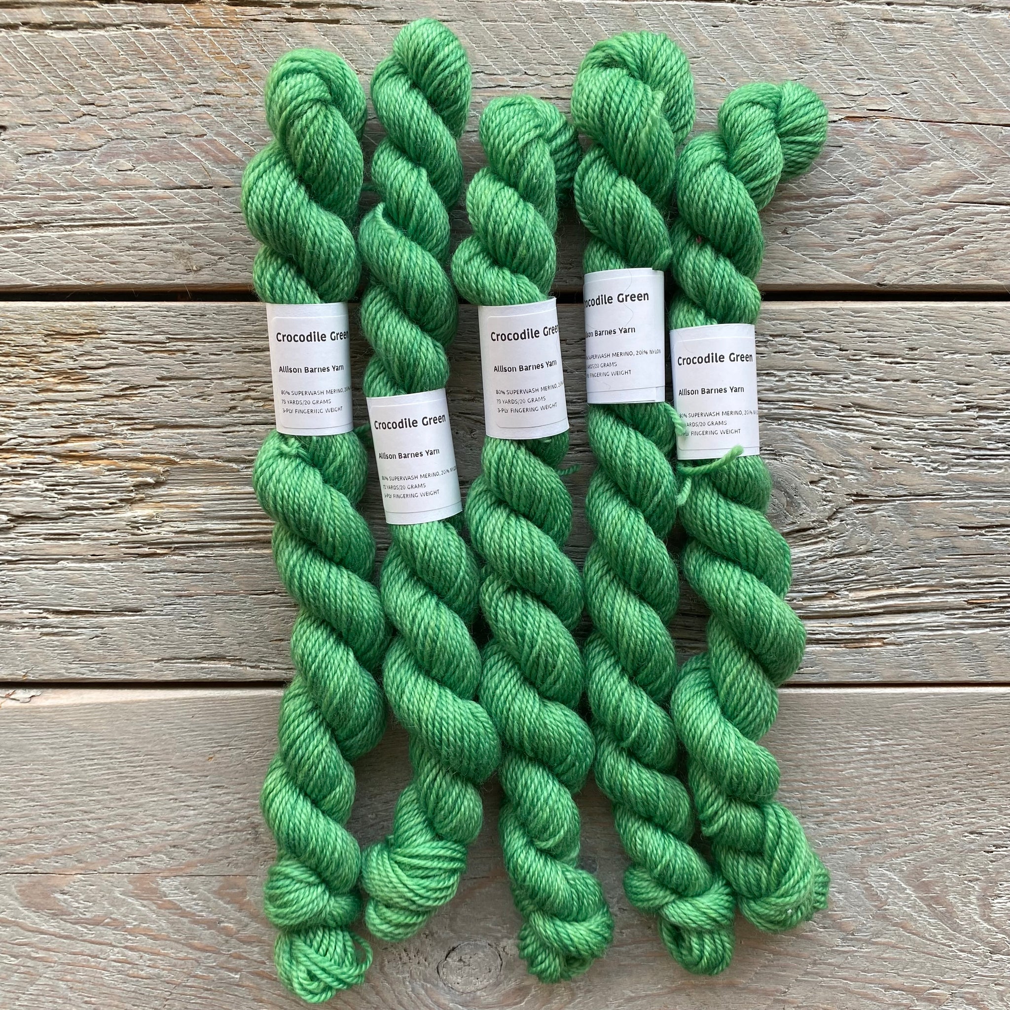 Crocodile Green 20 gram mini skein