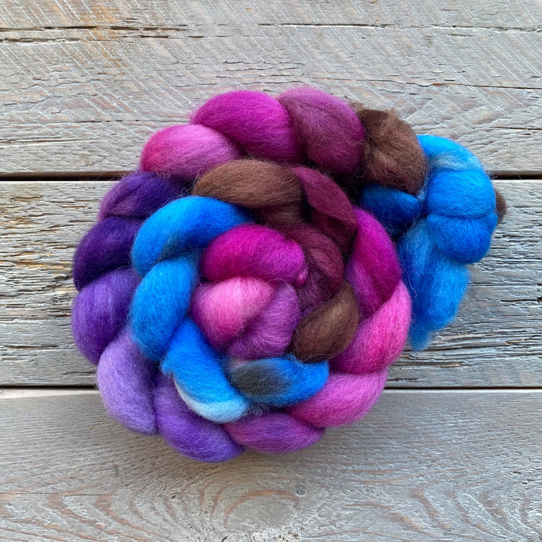 September 2024 Fibre Fix dyed BFL Wool Roving