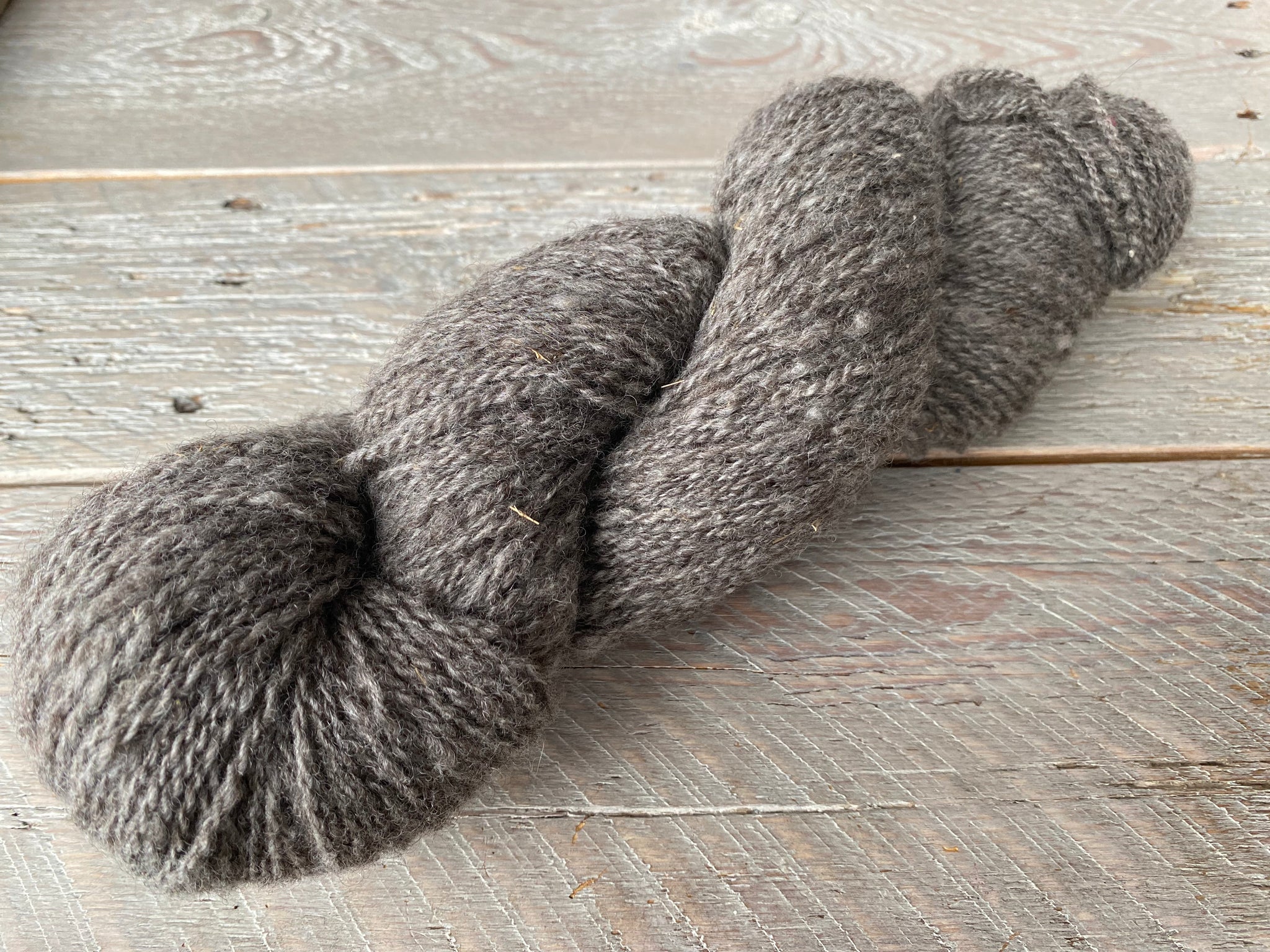 Handspun Finn Natural Grey (undyed)