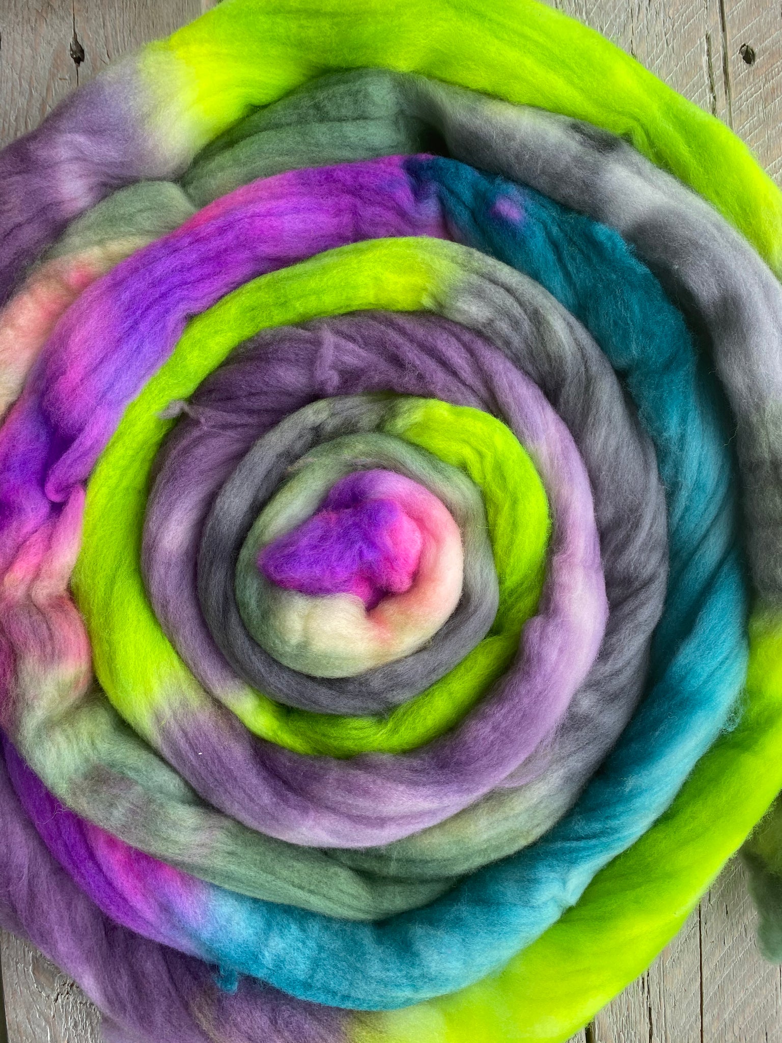 Ranarium dyed Merino Wool Roving