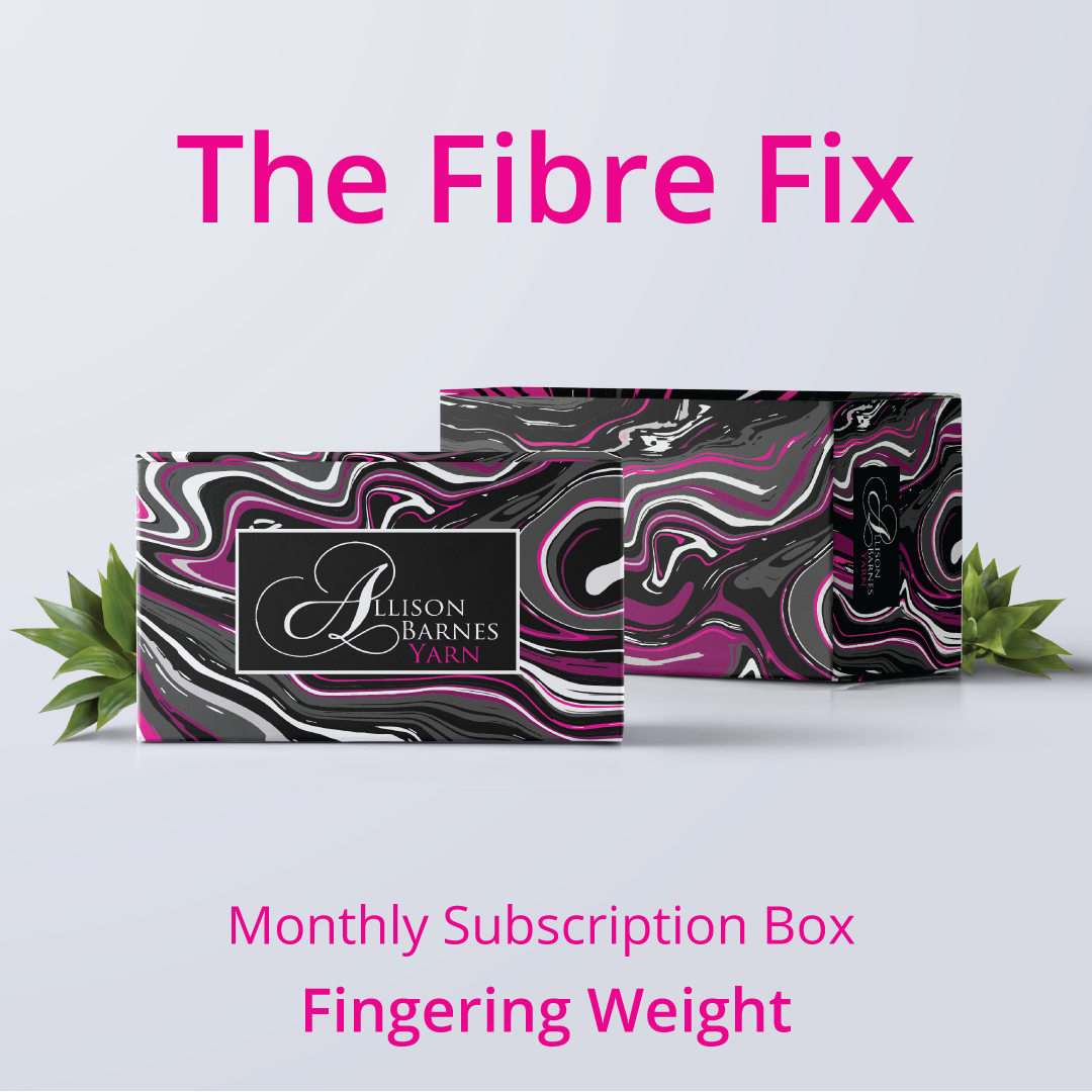 The Fibre Fix! Subscription Box - Yarn of the Month Club Fingering Weight