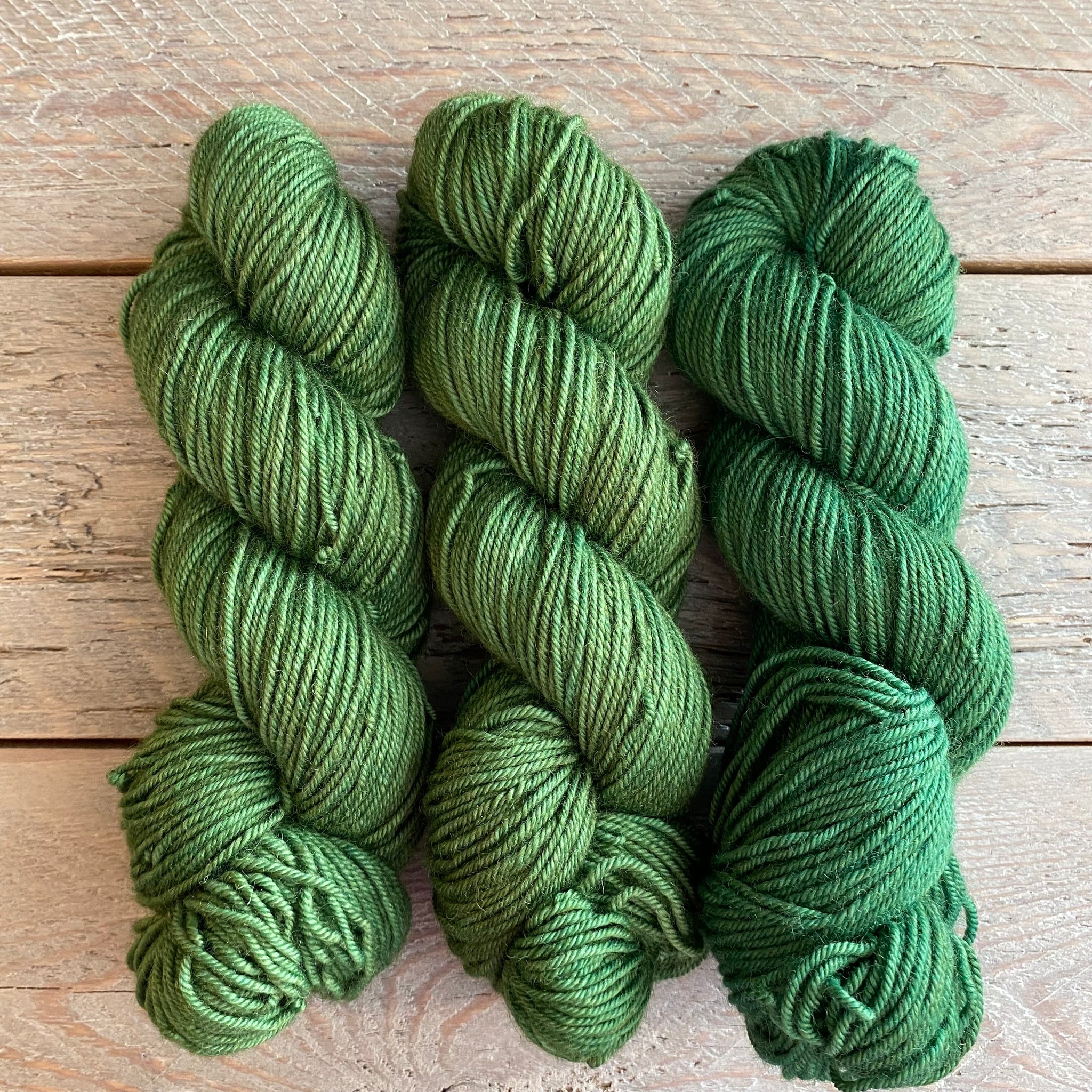 Pine on BFL Worsted