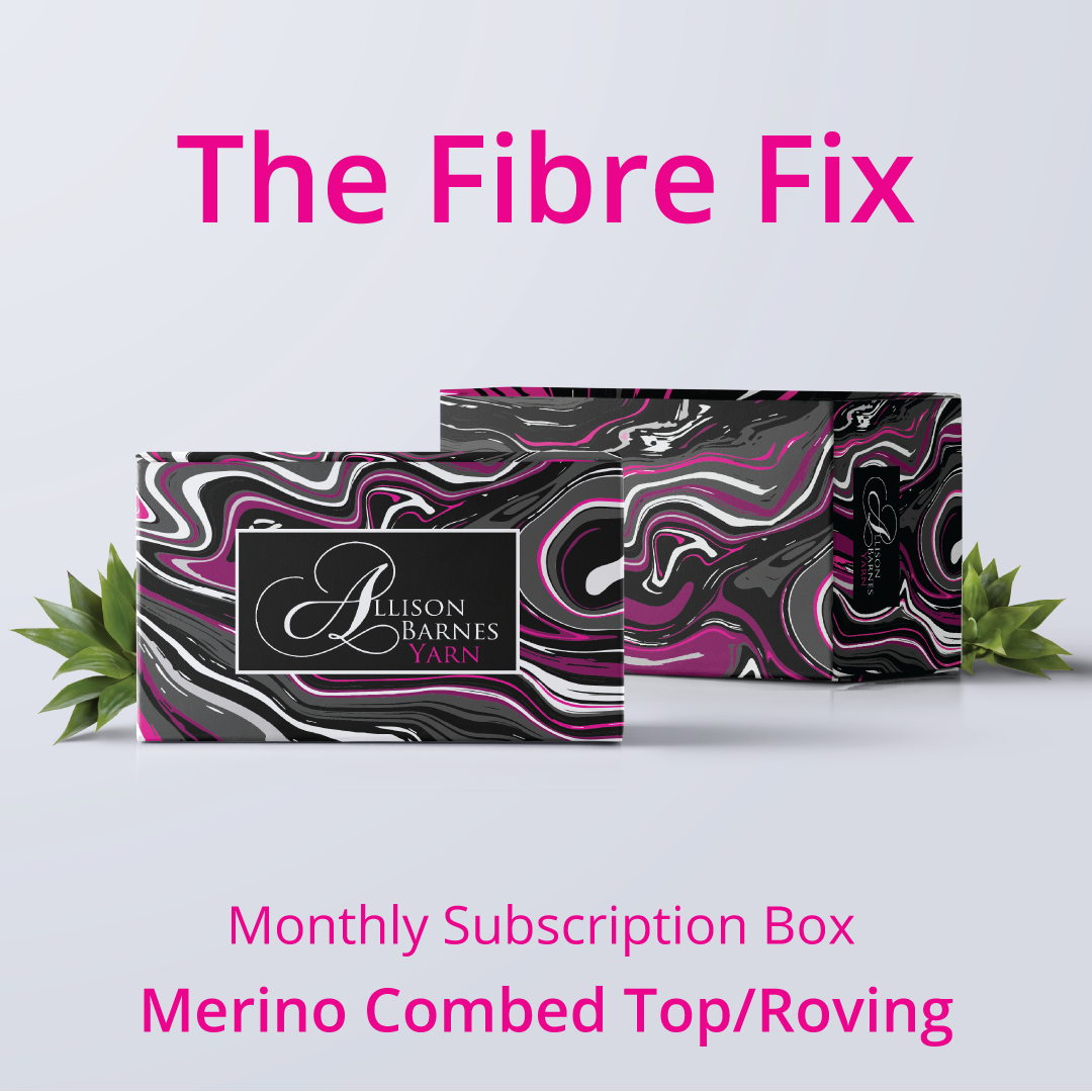 The Fibre Fix! Subscription Box - Spinning Box - 8 ounces of Combed Top