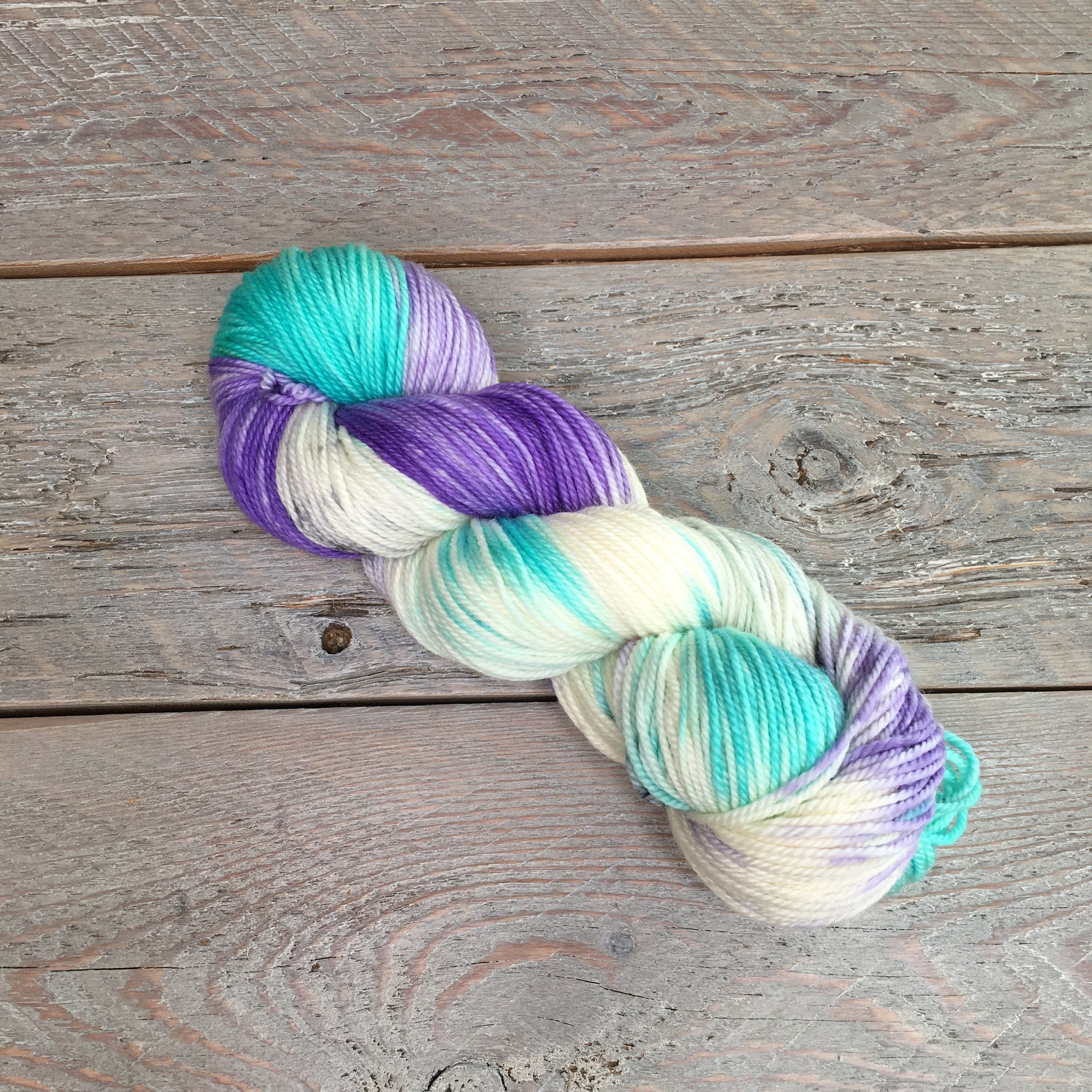 Broken Rainbow Classic DK Purple and Blue - Healthy at Any Size
